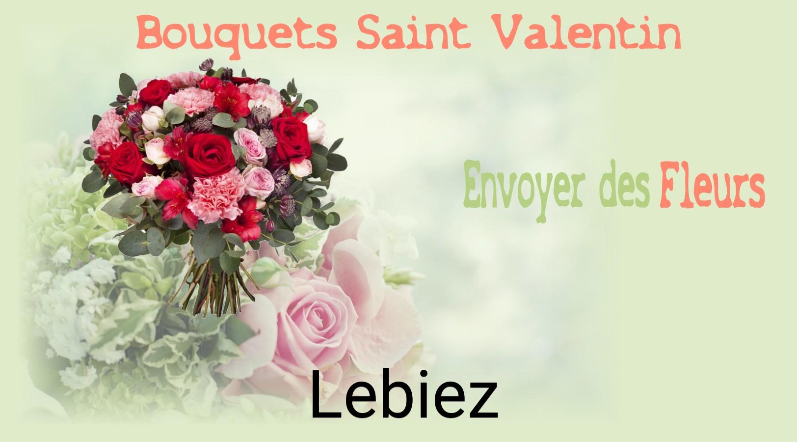 Roses de Saint-Valentin livrées à Lebiez